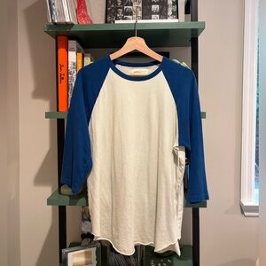 NWT Imogene + Willie Knit Raglan 3/4 Sleeve Shirt.